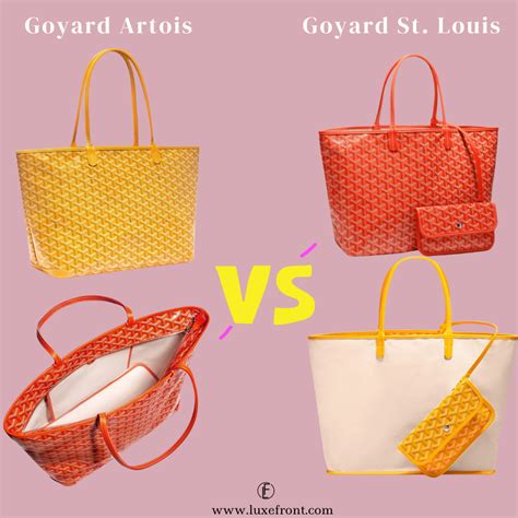 old goyard st louis vs new goyard st louis|goyard st louis pm price.